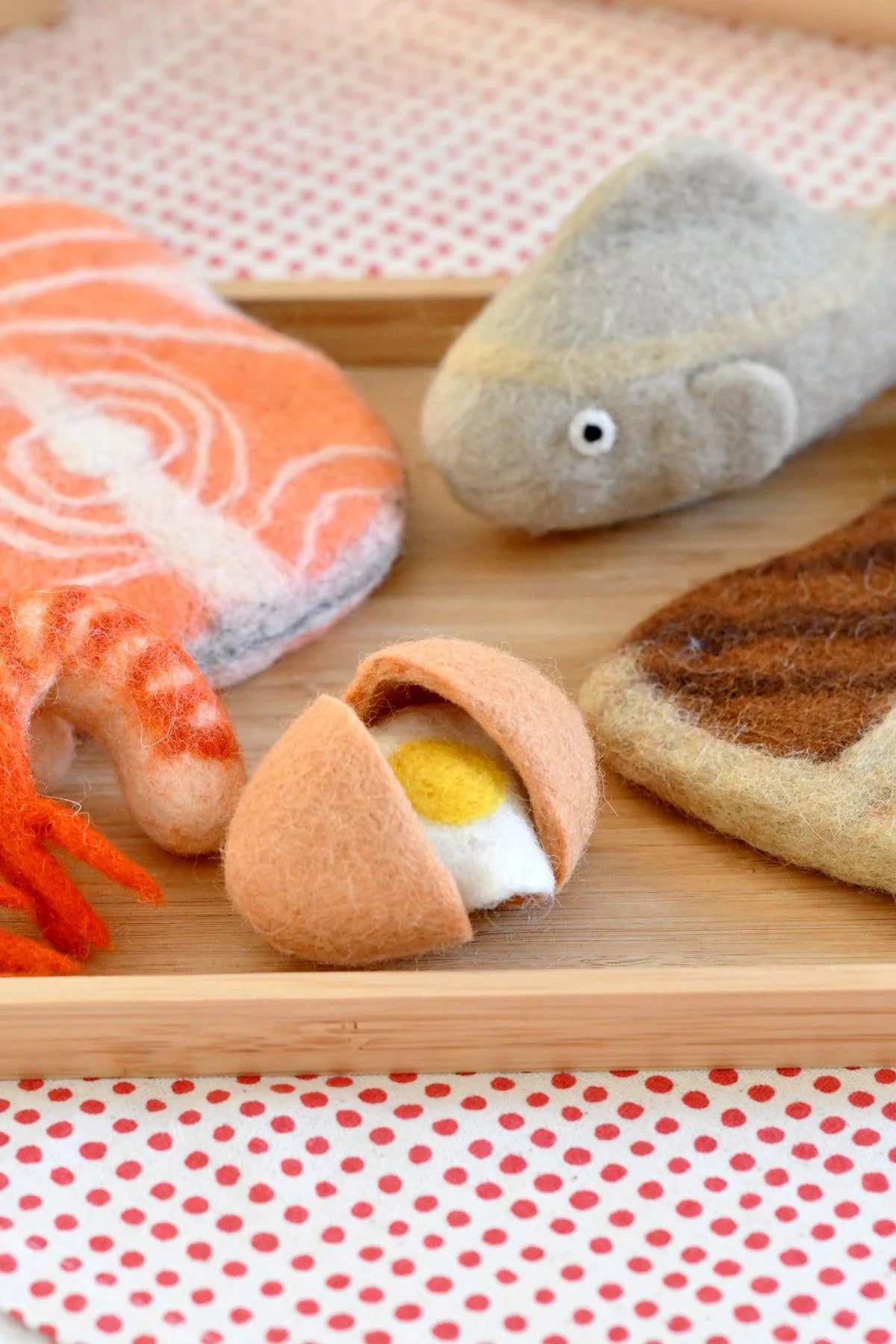 Felt Food Groups Play Set - Protein