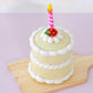 Felt Baked Goods - Strawberry Shortcake Birthday Cake