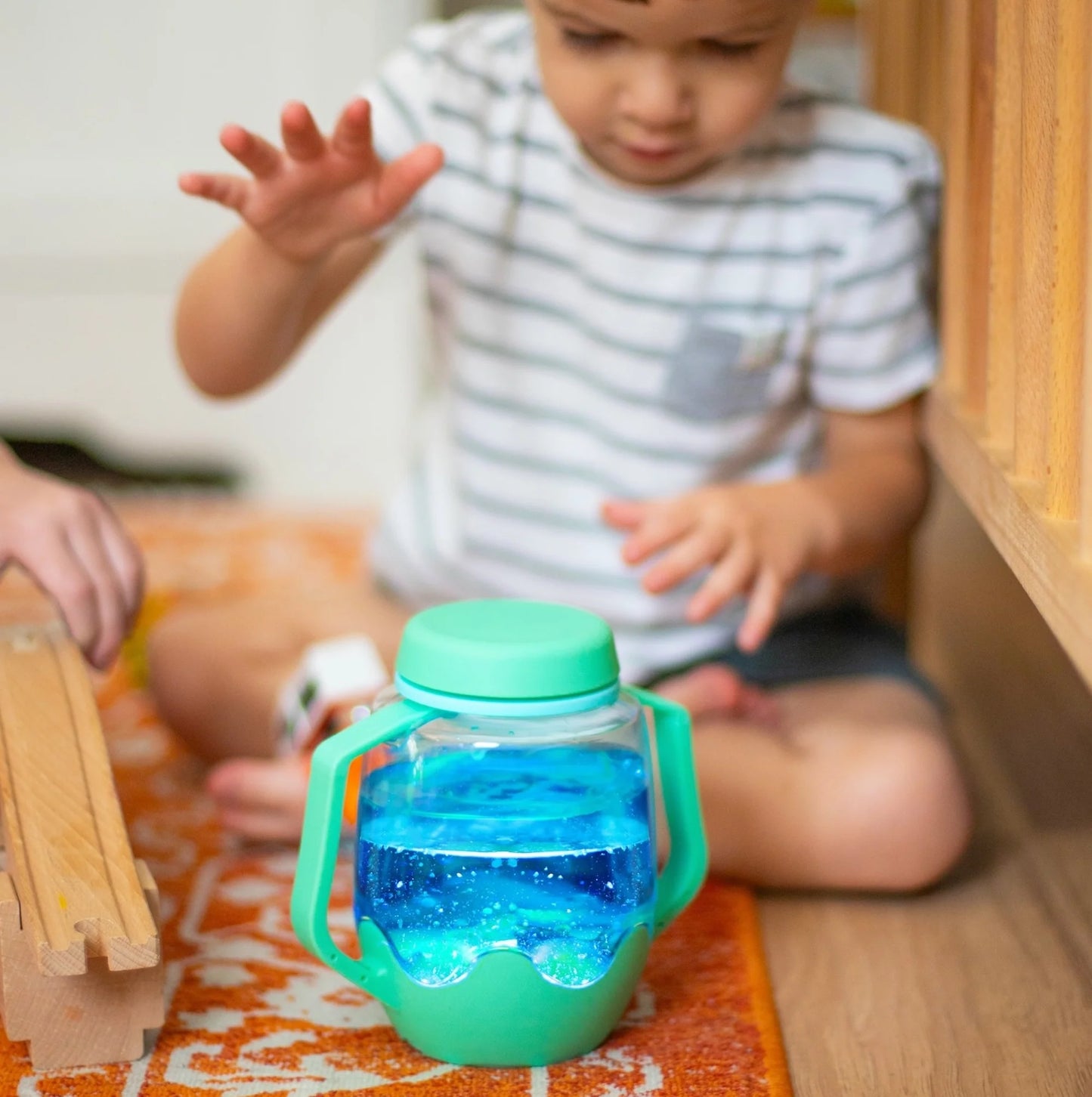 Sensory Play Jar - Lucky Charm