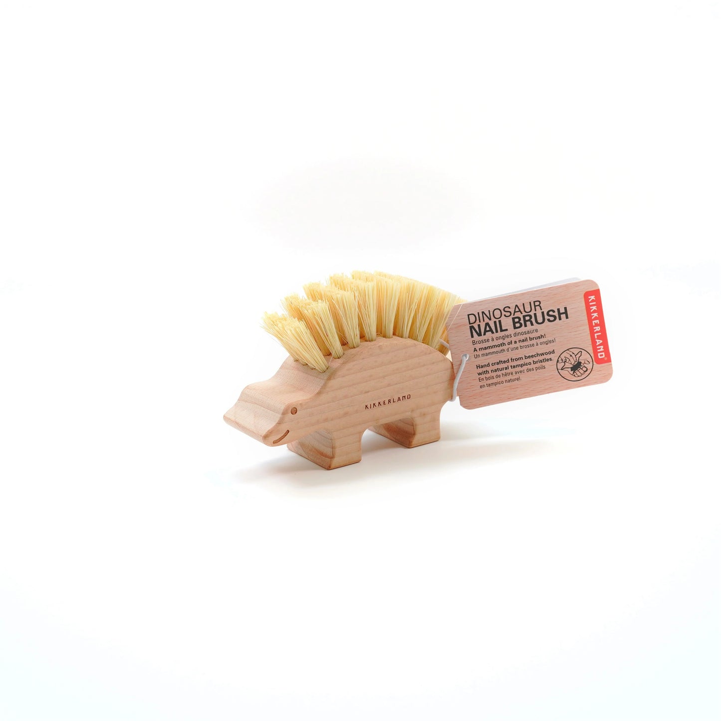 Wooden Dinosaur Nail Brush