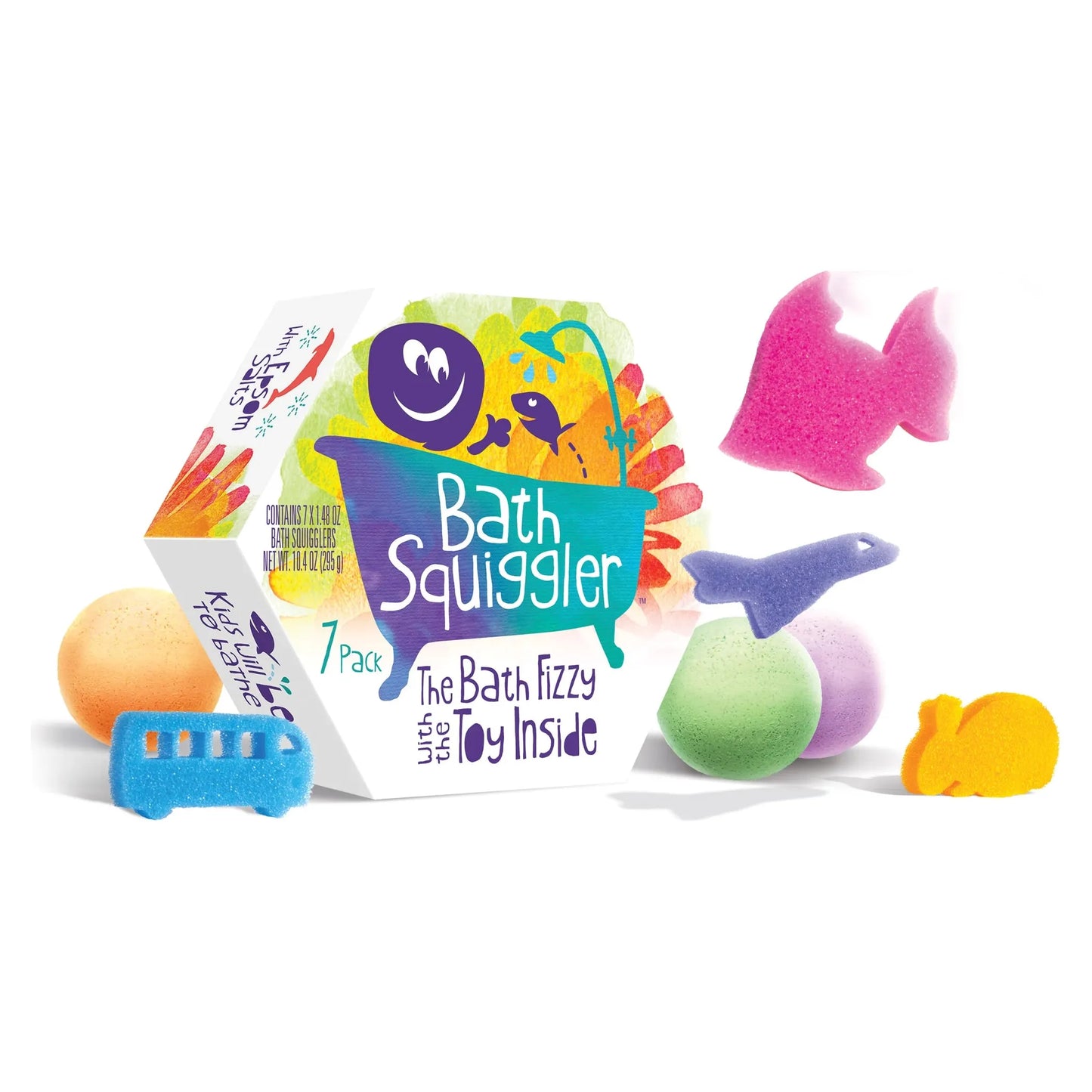 Bath Squiggler Bath Bomb 7 Pack