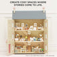 Wooden Doll House Furniture - Complete Set