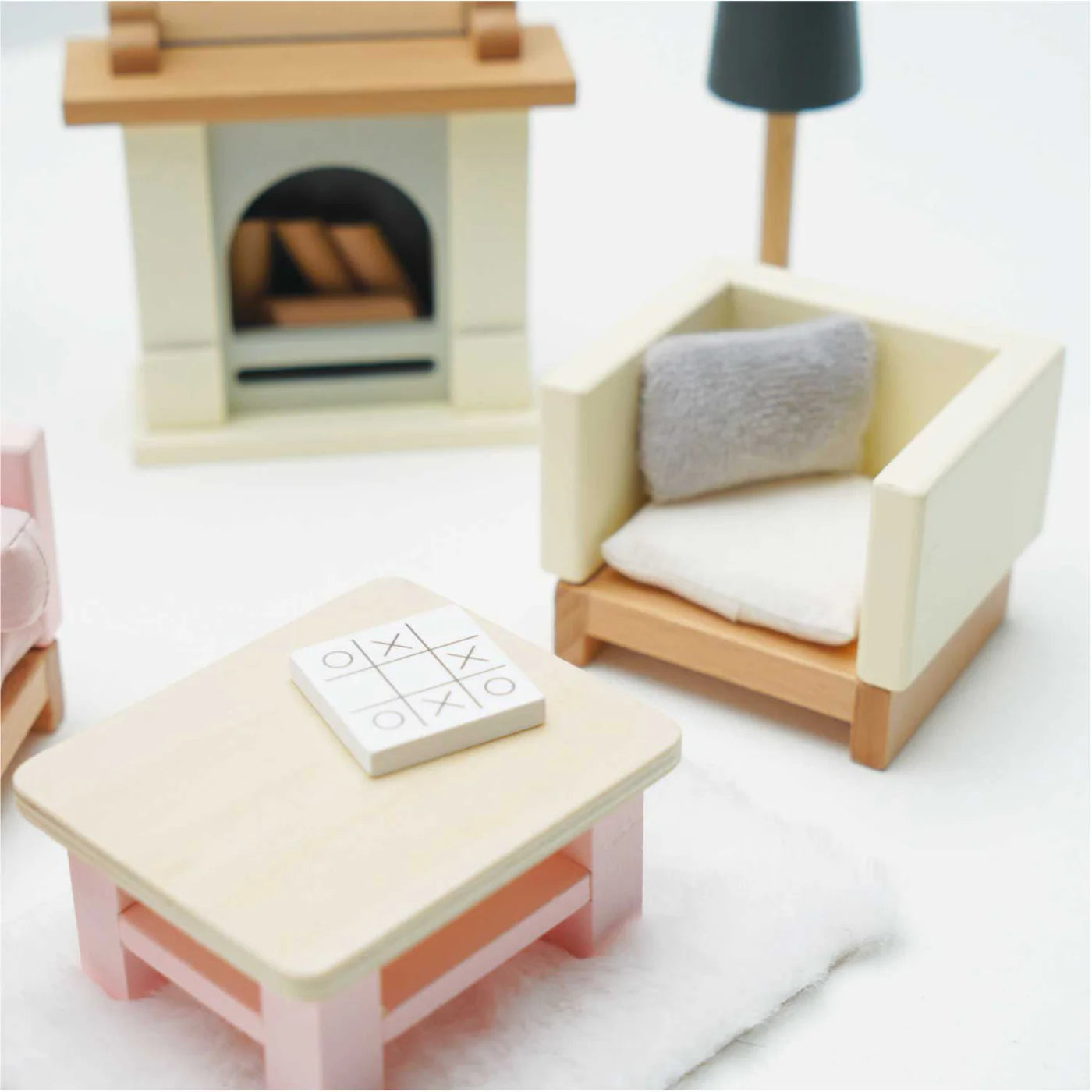 Wooden Doll House Furniture - Sitting Room