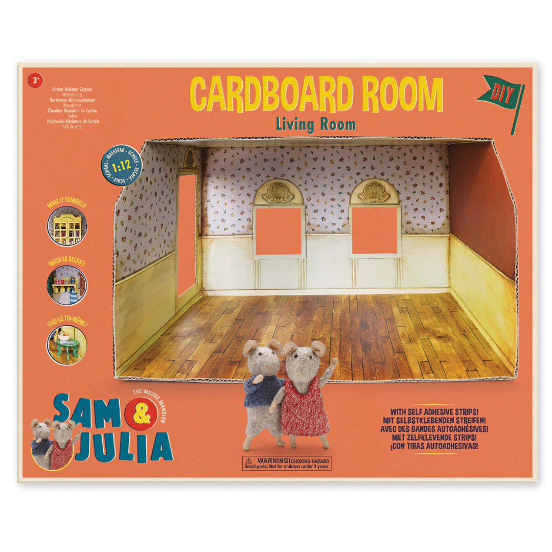 Build Your Own Cardboard Room - Living Room