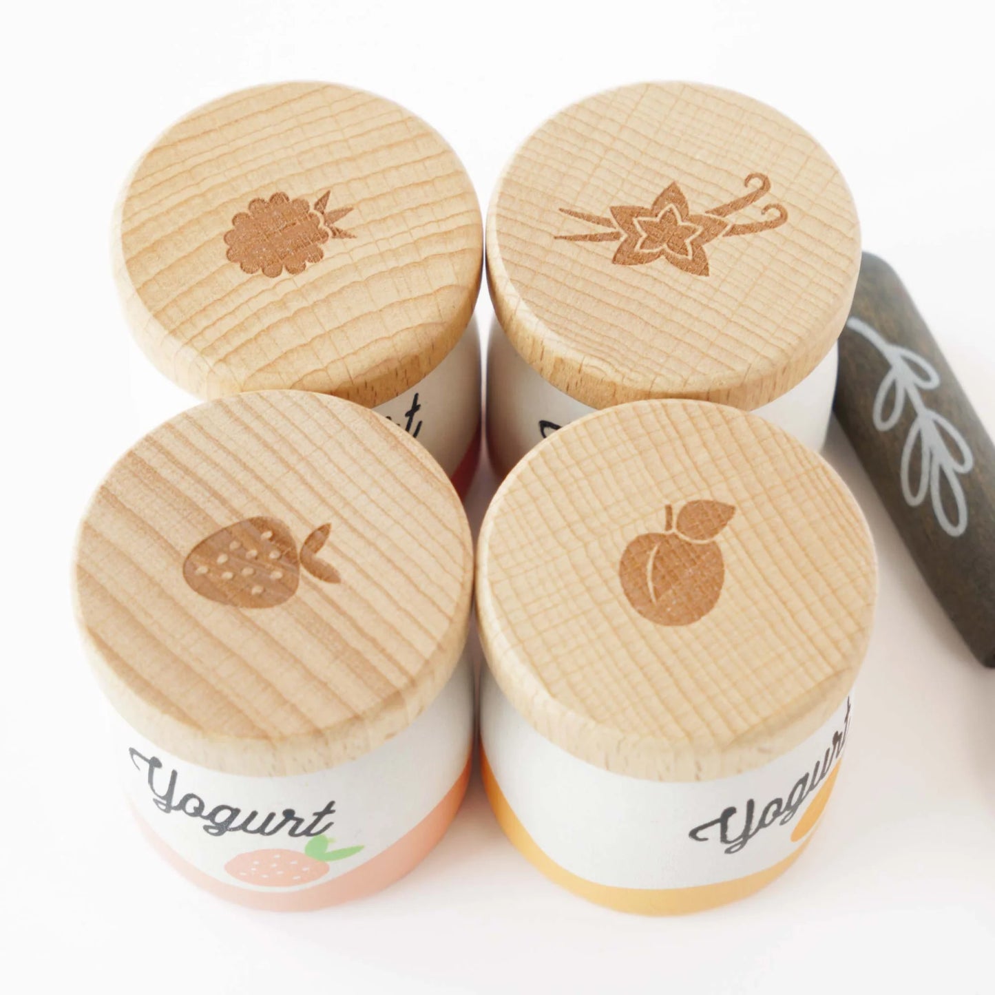 Wooden Yogurt Play Set