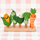 Felt Finger Puppets Set - Vegetables