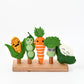 Felt Finger Puppets Set - Vegetables