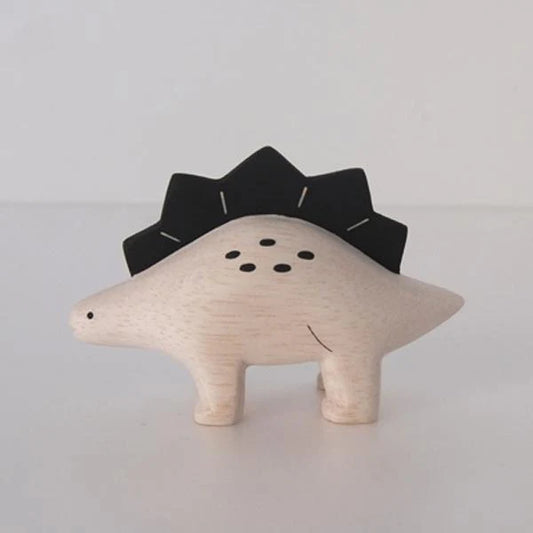 Wooden Polepole Stegosaurus