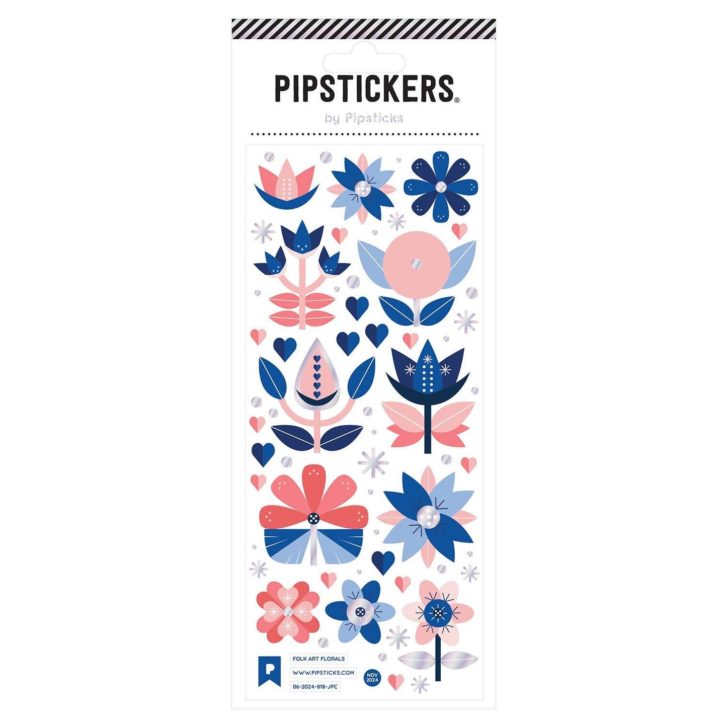 Folk Art Florals Stickers