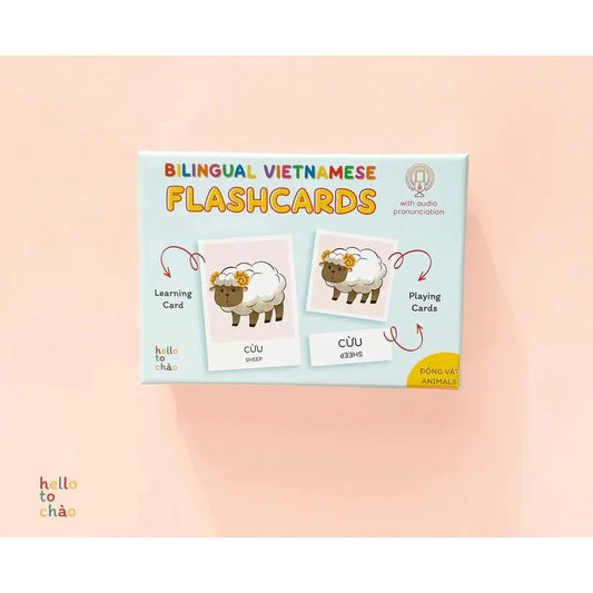 Bilingual Vietnamese Animal Flashcards | Thẻ flashcards song ngữ Anh Việt chủ đề động vật