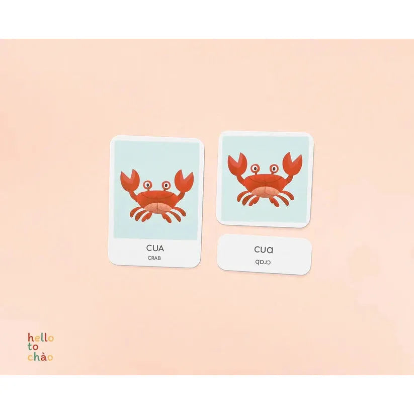 Bilingual Vietnamese Animal Flashcards | Thẻ flashcards song ngữ Anh Việt chủ đề động vật