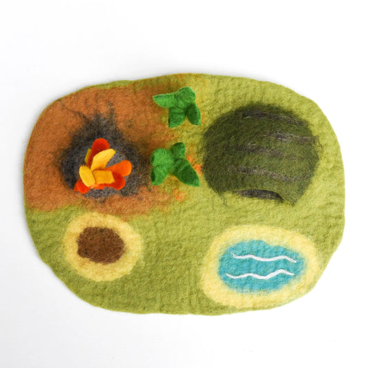 Felt Play Mat Playscape - Dinosaur Land