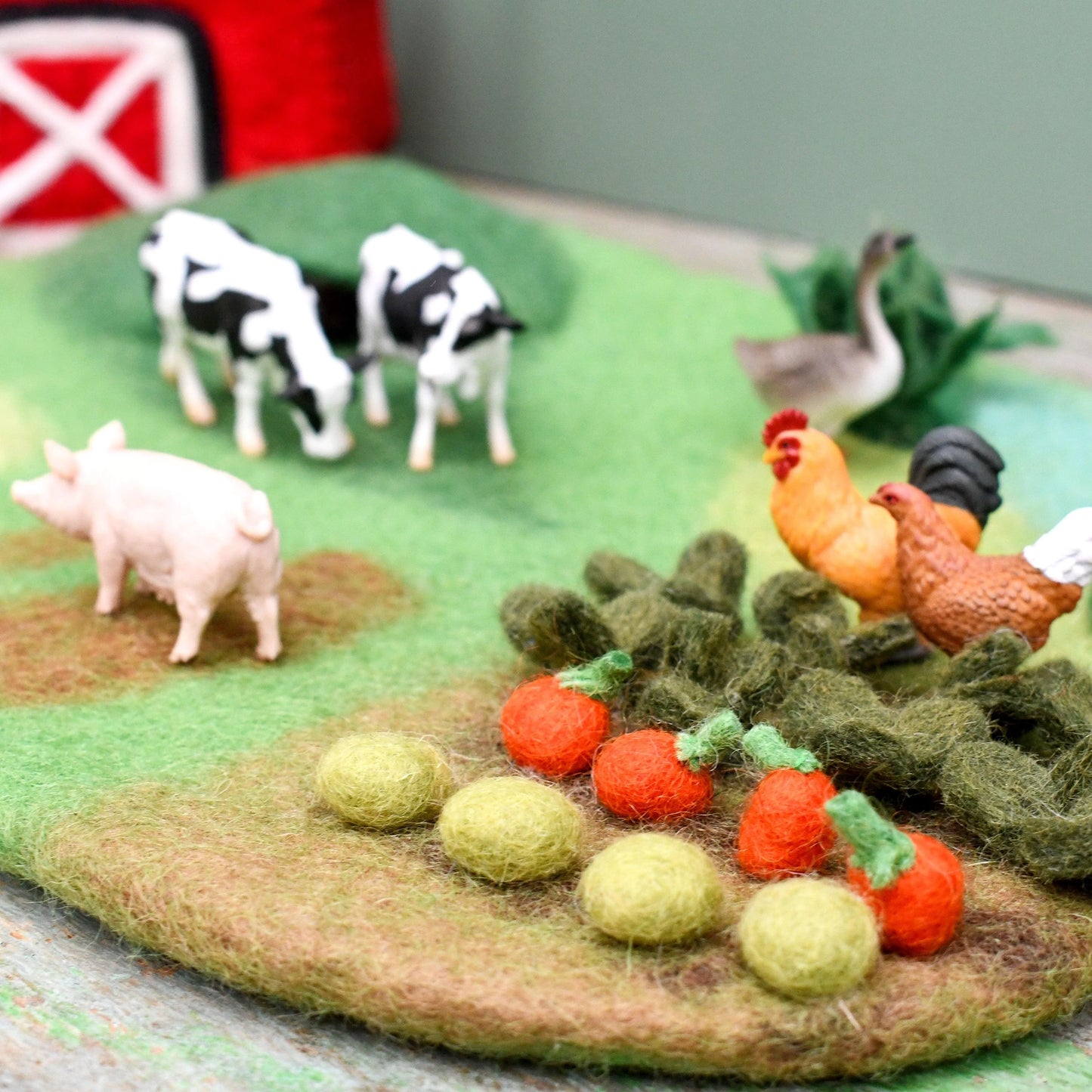 Felt Play Mat Playscape - Farm