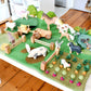 Large Felt Play Mat Playscape- Farm