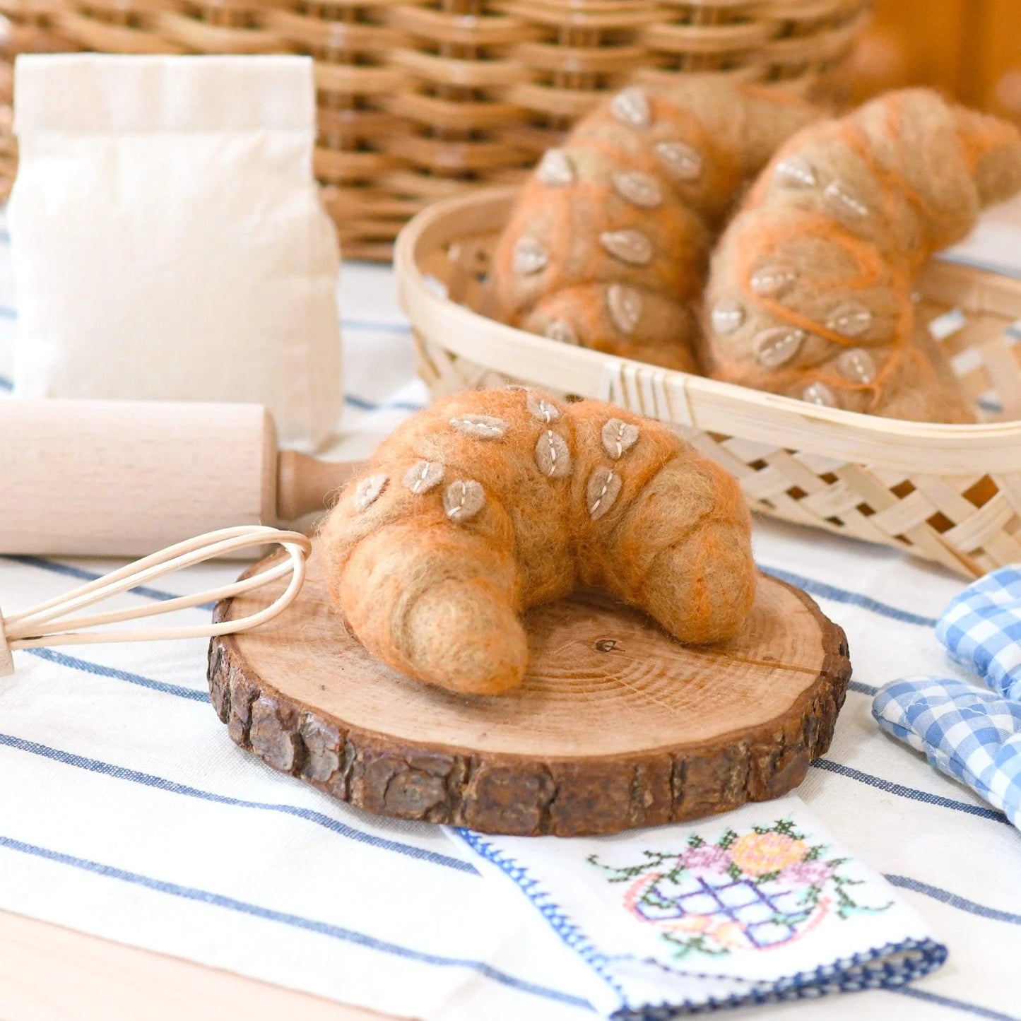 Felt Baked Goods - Almond Croissant