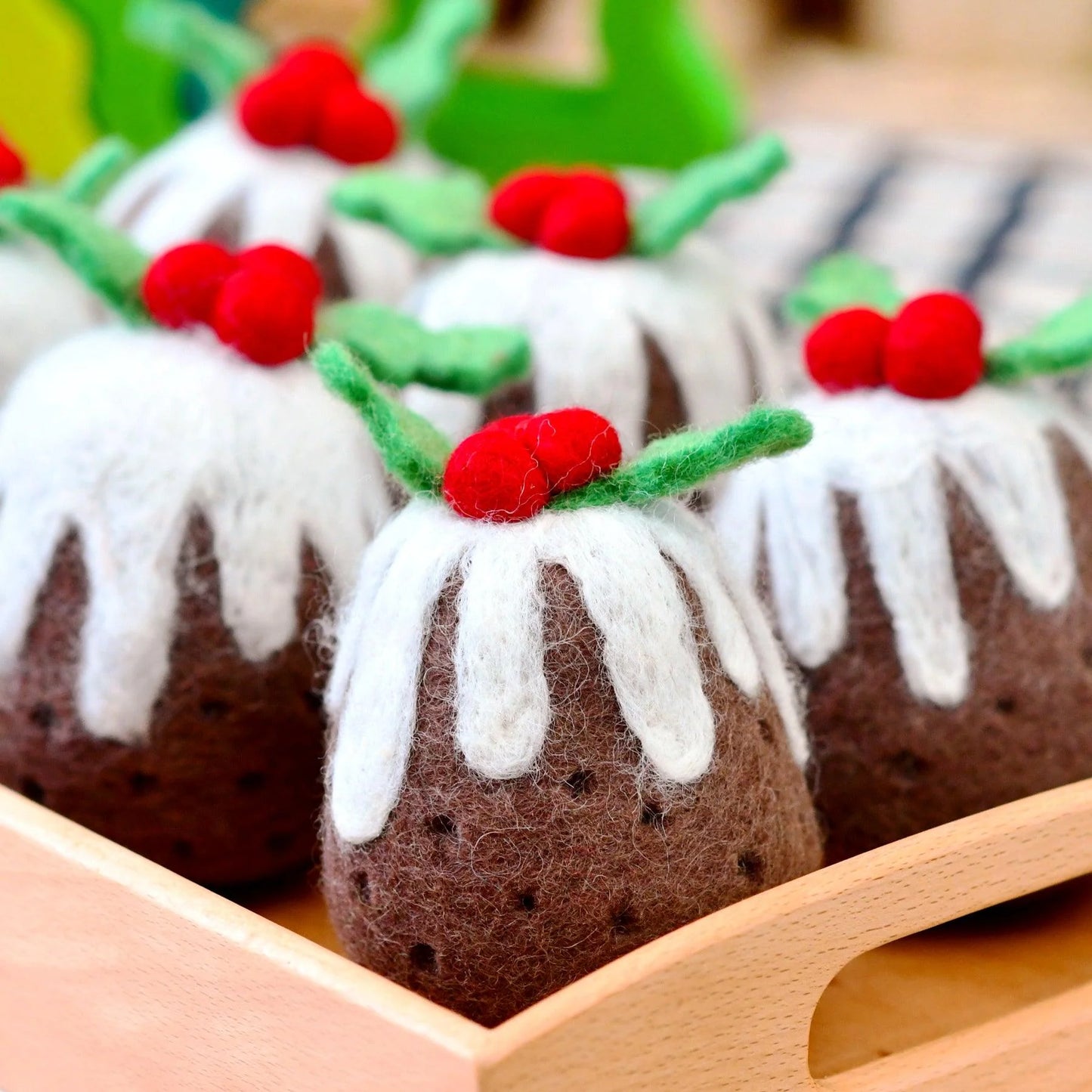 Felt Baked Goods - Christmas Pudding