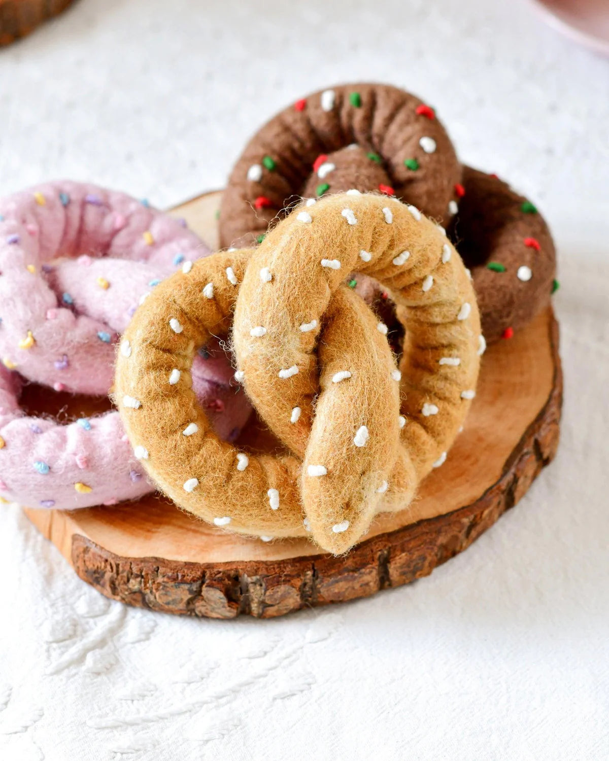 Felt Baked Goods - Soft Pretzel