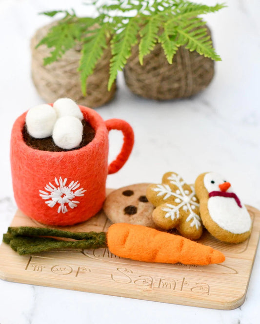 Felt Food Play Set - Santa's Snacks