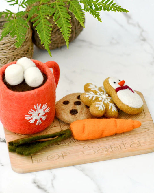 Felt Food Play Set - Santa's Snacks