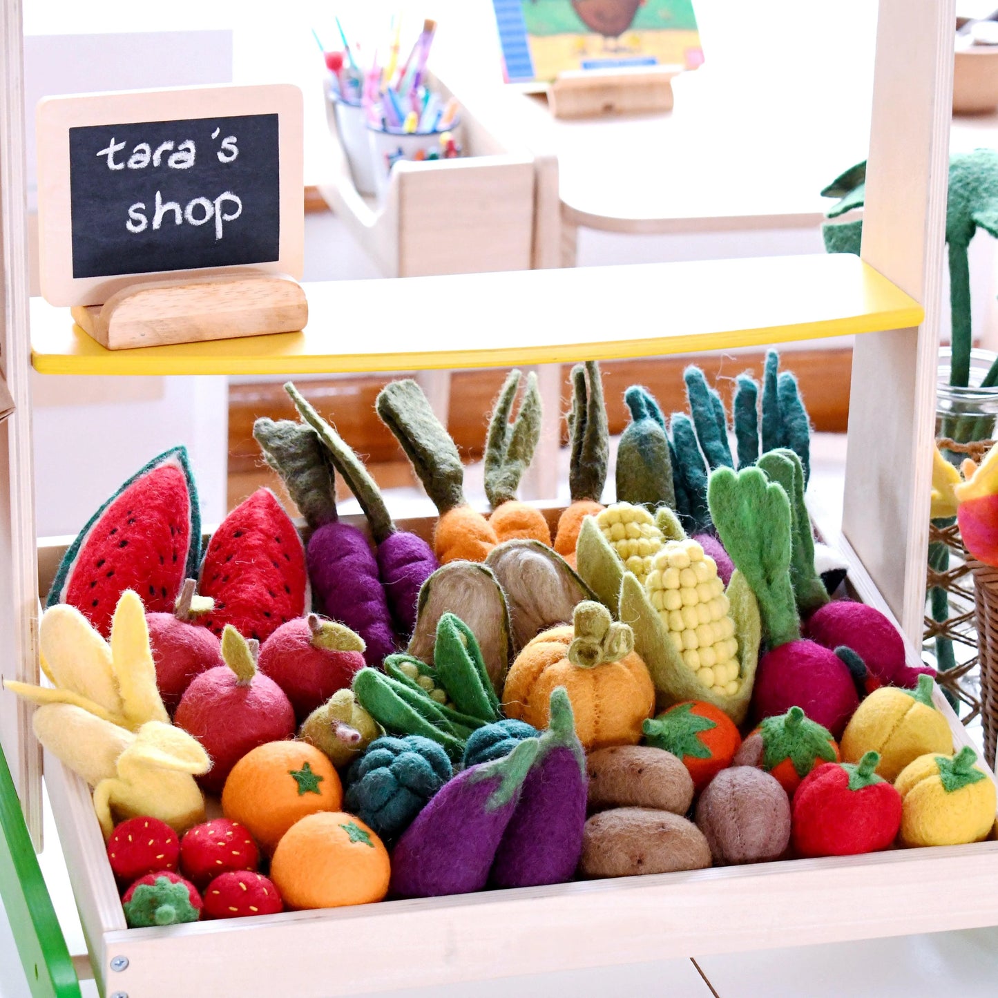 Felt Fruits & Vegetables - Radish