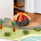 Felt Play Mat Playscape- Dinosaur Land with Volcano