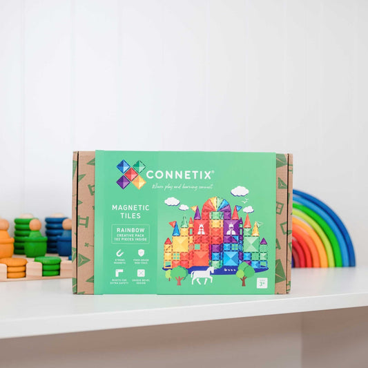 Rainbow Magnetic Tiles Creative Pack