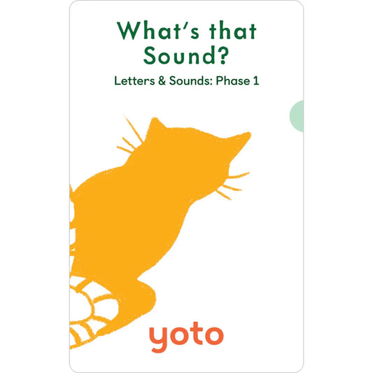 Phonics: Letters and Sounds Phase 1 - Yoto Cards