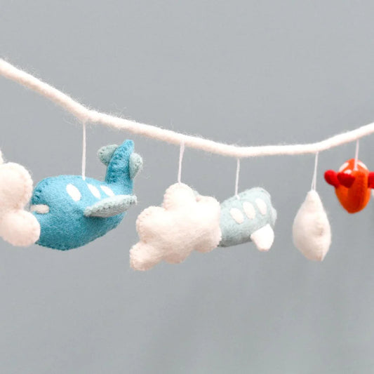 Felt Airplane Garland