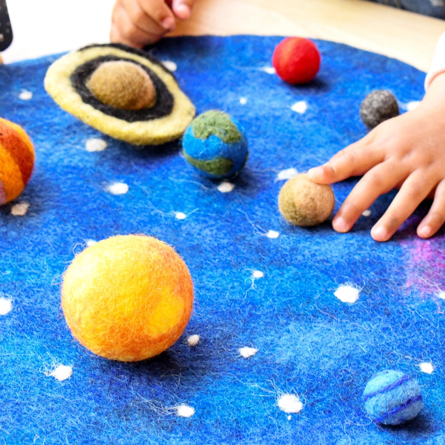 Felt Play Mat Playscape - Solar System with Planets