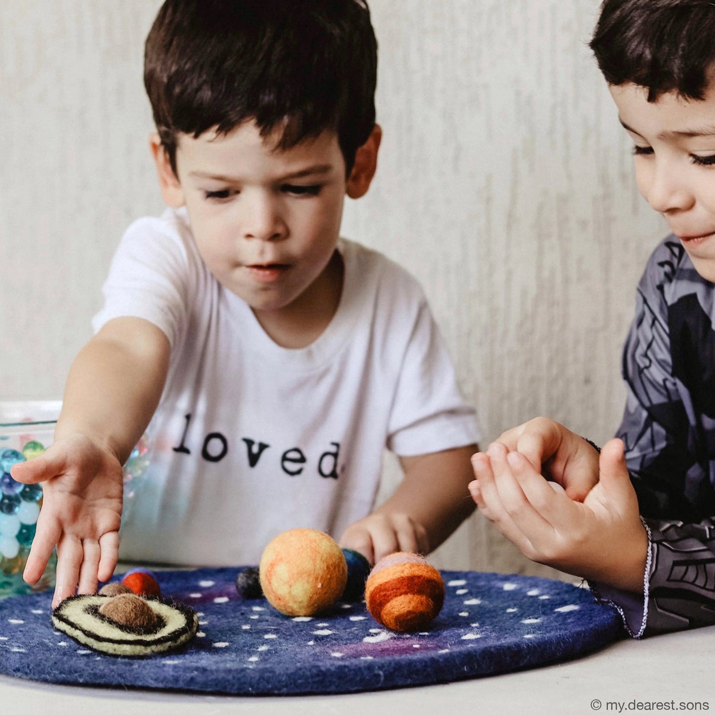 Felt Play Mat Playscape - Solar System with Planets