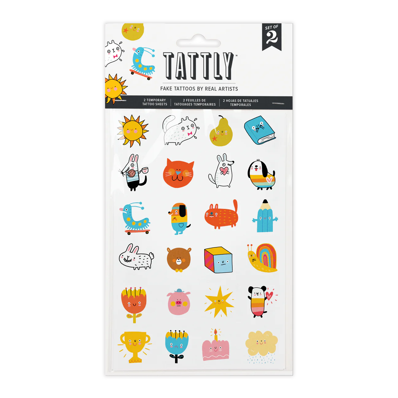 Little Friends Temporary Tattoo Sheet