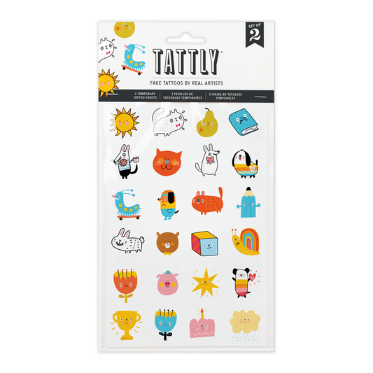 Little Friends Temporary Tattoo Sheet